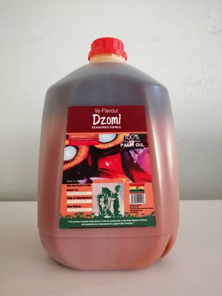 Ve Flavour Dzomi Seasoned Edible Palm Oil 3.8L Ghana's Foremost